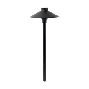 Brilliance Black Diamond Pathlight with G4 ECOSTAR 3W 3000K LED Lamp and Ground Stake, 18.2 in. Height, Black Finish