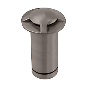 VersaBeam Brass Round Quad Slot Flange in Nickel Finish