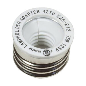 Brilliance Candelabra to E26 Medium Base Adapter