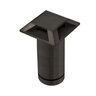 Brilliance VersaBeam Brass Square Quad Slot Flange in Black FinishVersaBeam 3000K Light Engine in Black Finish Included
