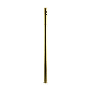 Metal Works Saguaro fixture in brass finish with Brilliance 3000K micro G4 Bi-Pin lamp