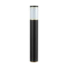 Olympic Bollard 16 in. Frosted Acrylic & Brass + Black Cerakote® w/MR16 Socket NL
