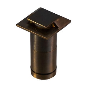 Brilliance VersaBeam Brass Square Eyebrow Flange in Black Finish 3000K