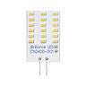 Brilliance Beacon Series G4 Dimmable Bi-Pin LED Lamp 2W 2700K Warm White - 230 Lumens, 35,000 Hour Life, CRI 85, 8V-25V
