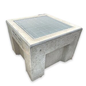 24 x 24 x 24 Top Only Concrete Catch Basin W/ Frame W/ Knock Out Brooks