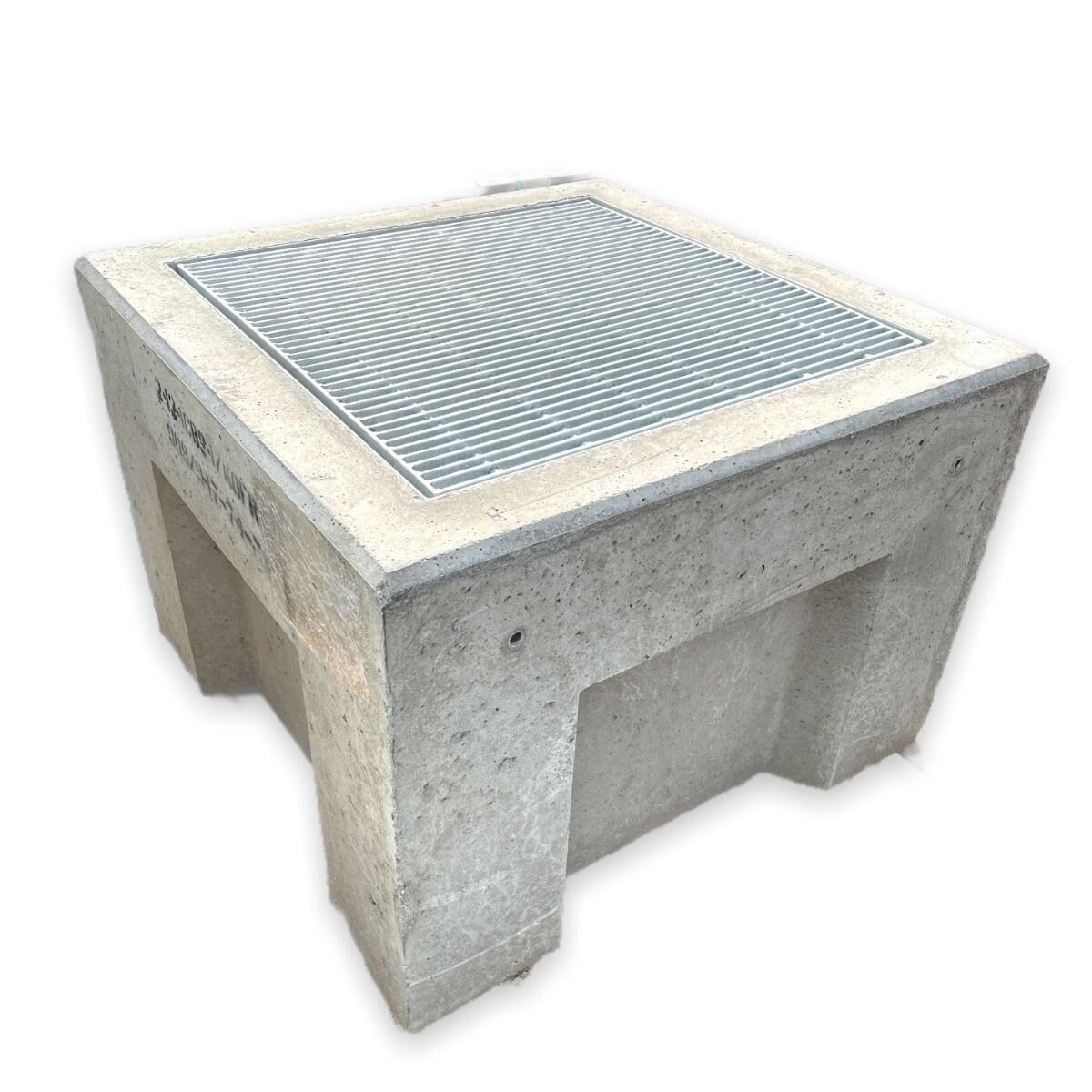 24 x 24 x 24 Top Only Concrete Catch Basin W/ Frame W/ Knock Out Brooks ...