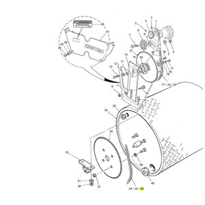 Chain #50 Roller to Int. Sprocket 48 1/2"