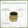 Buckner Hose Fitting Brass 3/4 in. FHT x FIPT