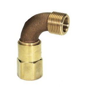 Buckner Hose Swivel Brass 1 in. x 3/4 in. FIPT x MHT