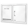 Bull Outdoor Stainless Steel Door/Propane Drawer Combo w/ Reveal