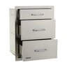 Bull Outdoor Stainless Steel Triple Drawer System