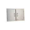 38 in. Double Door, Stainless Steel