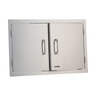 38 in. Double Door, Stainless Steel