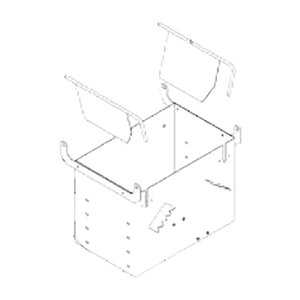 Buyers Products SaltDogg Weldment Upper Chute For SaltDogg Hopper