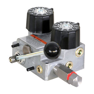 Buyers Products 3/4 Inch NPT Dual Flow Hydraulic Spreader Valve Control Only 10-30 GPM