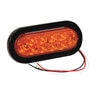 Buyers Products LED Oval Amber w/Grommet  6 3/8 in. x 2 1/4 in.