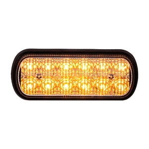 Buyers Products LED Rectangular 12 Strobe Amber 5 1/2 in. x 2 1/2 in.