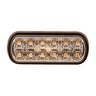 Buyers Products LED Rectangular 12 Strobe Amber 5 1/2 in. x 2 1/2 in.