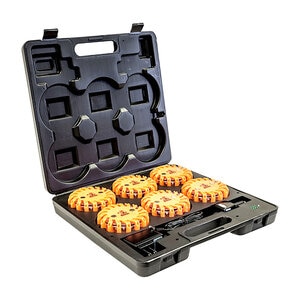 Buyers Products LED Road Flare 6 Pack w/Case 1 1/4 in. x 4 1/4 in.