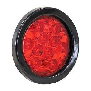 Buyers Products LED Round Red w/Grommet  4 in. 