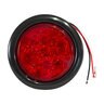 Buyers Products LED Round Red w/Grommet  4 in. 