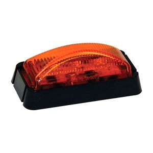 Buyers Products Light Rectangular 3 LED Amber 1 1/2 in. x 2.87 in.