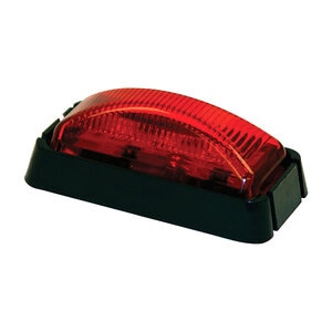 Buyers Products Light Rectangular 3 LED Red 1 1/2 in. x 2.87 in.