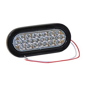 Buyers Products Light Oval 24 LED Clear 6 1/2 in. x 2 1/4 in.
