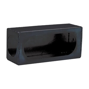 Buyers Products Light Box Single Oval Steel 8 in. x 3 in. x 3 in.