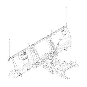 Buyers Products SnowDogg Nut Angle For SnowDogg MD Snow Plow Stop 8 in. x 4 in. x 4 in.