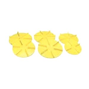 Buyers Products Yellow Poly Spinner 18 Inch Diameter Clockwise