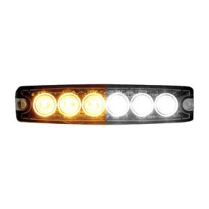 Buyers Products Strobe UltraThin Amber/Clear LED 1.18 in. x 5.14 in.