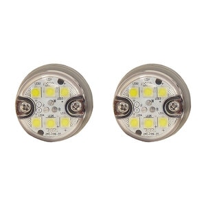 Buyers Products 25 Foot Clear Push-On Hideaway Strobe Kit With In-Line Flashers With 6 LED