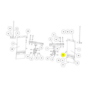 Buyers Products SnowDogg Frame Weldment Drivers VXF