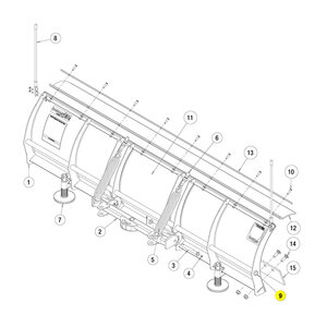 Buyers Products SnowDogg Moldboard Cap Plastic MD
