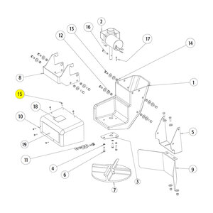 Buyers Products Sheet Metal Screw 12 in. x 1 in Hex Washer