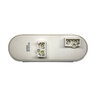 Buyers Products 6 Inch Oval Stop/Turn/Tail + Backup Combination Light with Light Stripe LED Tubes