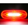 Buyers Products 6 Inch Oval Stop/Turn/Tail + Backup Combination Light with Light Stripe LED Tubes