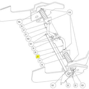 Buyers Products SnowDogg Linkage Pedal HD/EX/VX/CM
