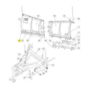 Buyers Products SnowDogg Trip Angle DS VUT65