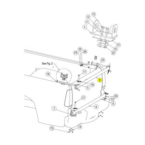 Buyers Products Cross Member Weldment, 025000A