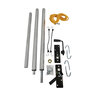 Buyers Products Aluminum Tarp System w/ Mesh Tarp 5 ft. x 12 ft.