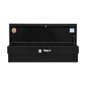 Buyers Products Gloss Black Diamond Tread Aluminum Lo-Sider Truck Box 13 in. x 16 in. x 47 in.