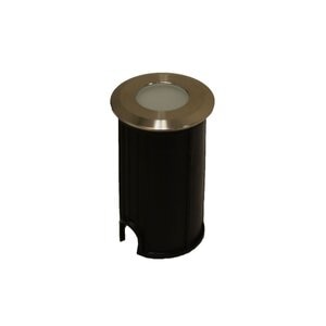 Recessed Mini Up Light 0.5 W WASH Light w/ Black Mounting Polycarbonate Sleeve