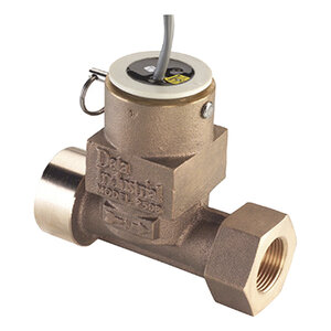 Calsense Flow Sensor Wired Brass Tee Mounted 1 in. NPT