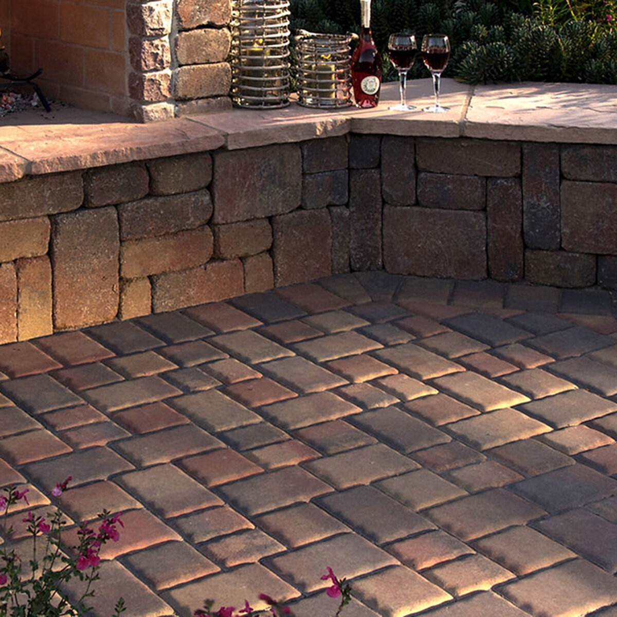 Calstone Classic Cobble Circle Kit Cream/Tan/Brown (57 sq. ft./pallet