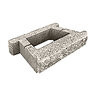 Calstone Allan Block Lite Stone Brown/Beige/Charcoal 12 in. x 4 in. x 18 in. (40 pc./pallet)