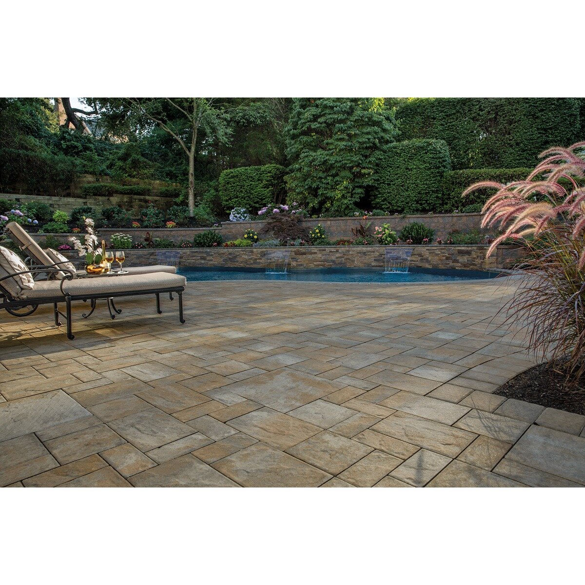 Cambridge Ledgestone Paver XL Textured 3 pc. Design Kit SiteOne