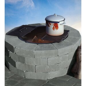 Cambridge Old English SQ FirePit Kit Onyx Natural (1/pallet)