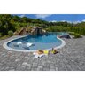 Cambridge Ledgestone Paver Textured 3 pc. Design Kit Onyx/Natural 2-3/8 in. (114 sq. ft./pallet)